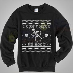 Funny Skeleton Dance Christmas Sweater