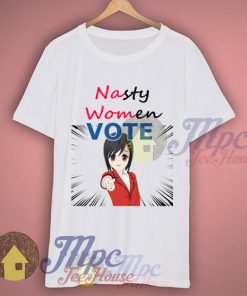 Katy Perry Vote Hillary Clinton in Nasty Woman T Shirt