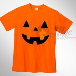 Pumpkin Face Halloween T Shirt