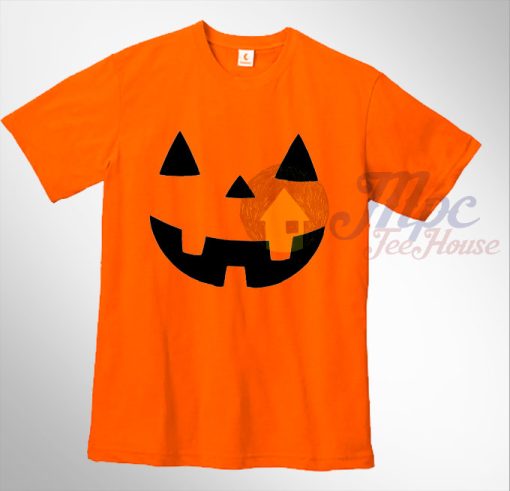 Pumpkin Face Halloween T Shirt