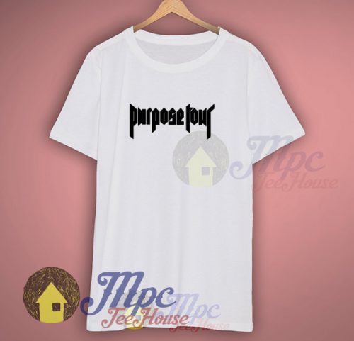 Purpose Tour Bieber 2016 Symbol White T Shirt