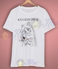 Sailor Moon Kawaii Anime Thug Life Grunge T Shirt