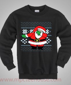 Santa Claus Dab on Em Christmas Ugly Sweater