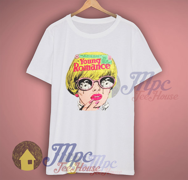 DC Comic Official Young Romance Womens T-Shirt Femme