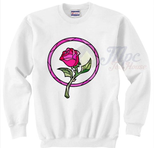 Beauty And The Beast Rose Christmas Sweater