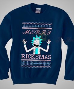 Doctor Rick Morty Merry Christmas Sweater