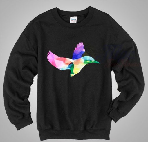 Bird Watercolor Painting Sweatshirt