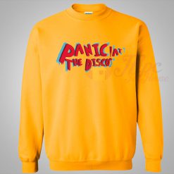 New Arrival Panic At The Disco Yellow Sweatshirt