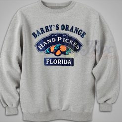 Barry's Orange Hand Picked Florida Vintage Sweatshirt