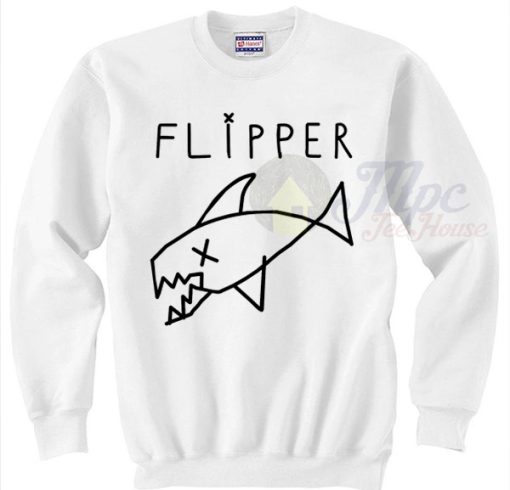 Flipper Kurt Cobain Nirvana Grunge Sweatshirt