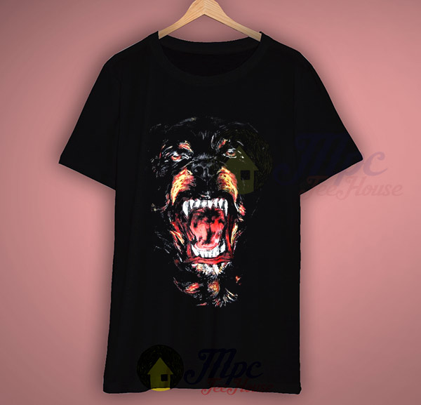 givenchy red rottweiler t shirt