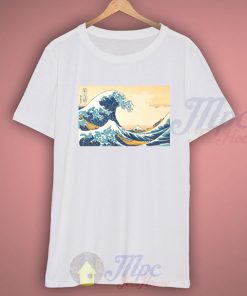 Great Wave off Kanagawa Vintage Art T Shirt