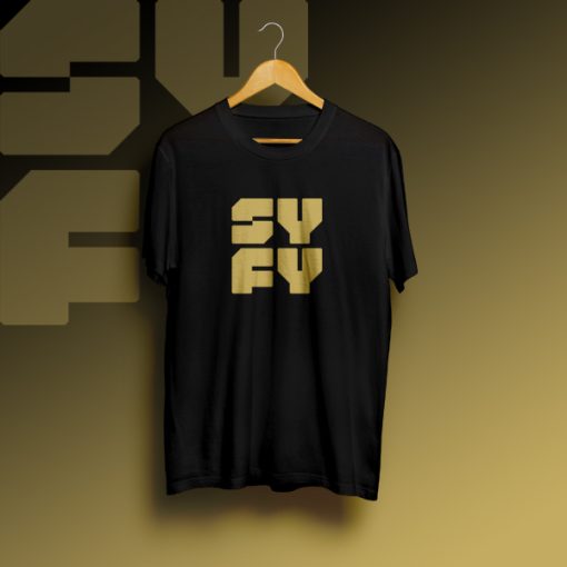 SYFY Logo Black Gold