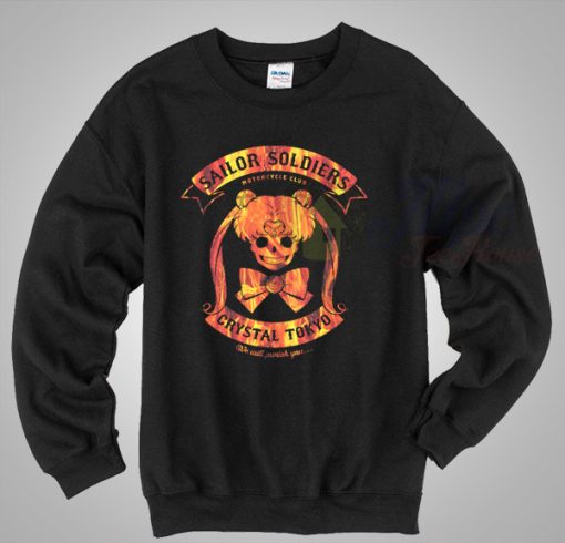 Sailor Soldier Motorcycle Club Vintage Sweatshirt