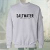 saltwater collective white sweatshirt