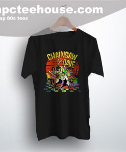 Chainsaw and Dave 80s Movie T Shirt
