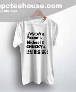 Jason Freddy Michael Chucky 80s Movie T Shirt