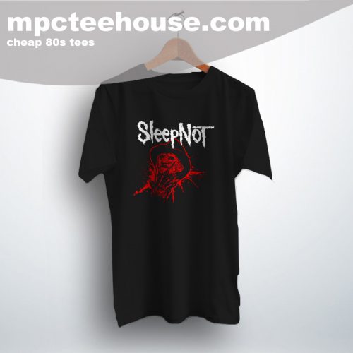 Sleep Not Freddy Krueger Parody 80s Movie T Shirt