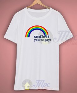 Smile If You're Gay Vintage 80s T shirt