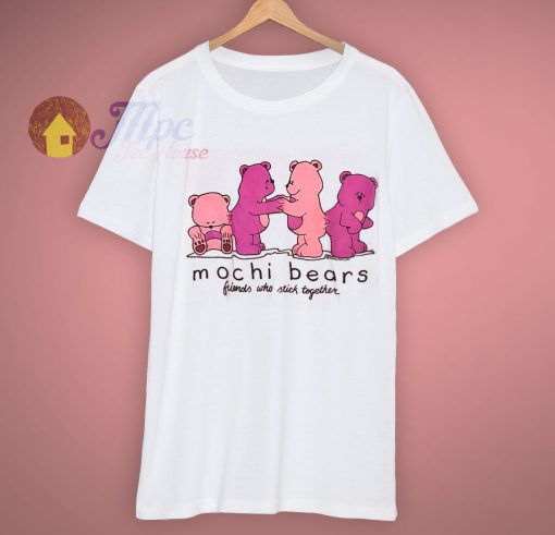 Burn Out Mochi Bears 1980s Retro T Shirt