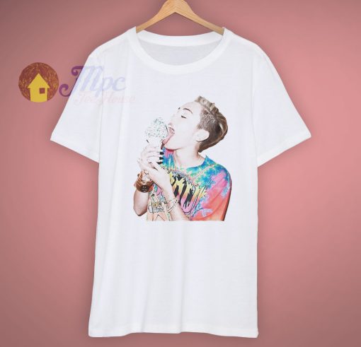 Casual Favorite Miley Cyrus Ice Cream T Shirt