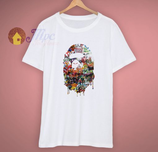 Cheap Pop Culture Graffiti Bape Custom T Shirt
