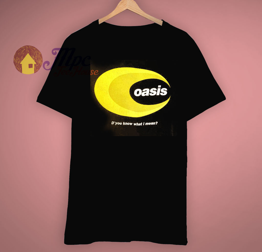 Do you Know What I Mean Vintage 90s Oasis Concert T Shirt
