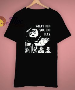 What Did You Do Ray Ghostbusters Tribute T Shirt