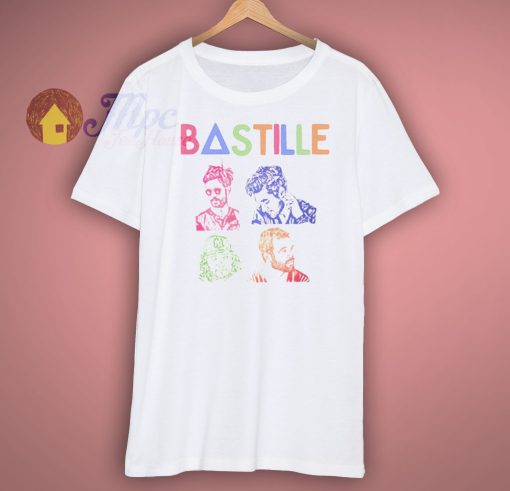 Bastille Pop Art Colorful T Shirt