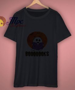 Booooooks Ghost Reading Books Shirt