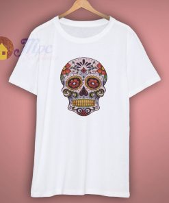Candy Skull Day of the Dead Halloween Shirt