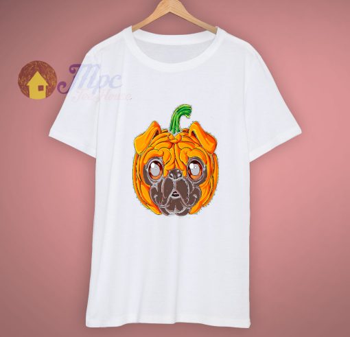 Cute Pugs Funny Pugkin Happy Halloween T Shirt
