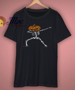 Halloween Dab Skeleton Toddler Kids T Shirt