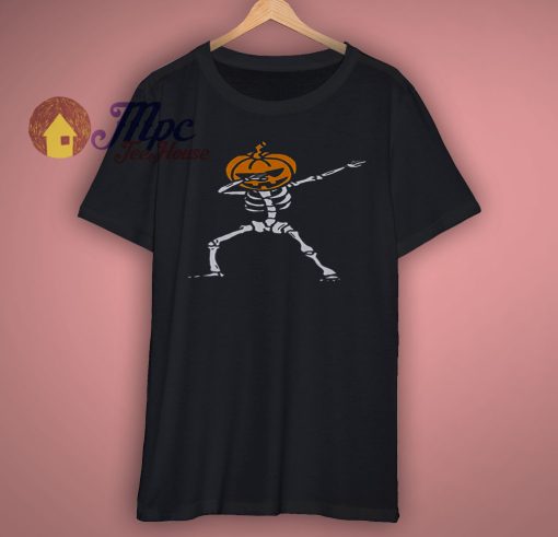 Halloween Dab Skeleton Toddler Kids T Shirt