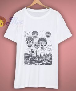 Hot Air Balloon Mandala T Shirt