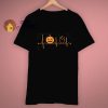 Jack O Lantern Halloween Pumpkin Heartbeat T Shirt