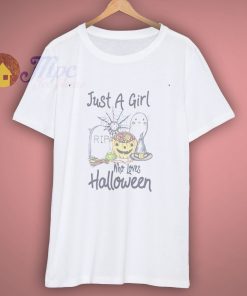 Just a Girl Who Loves Halloween t shirt