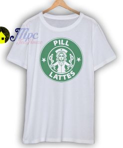 PIll Lattes White T Shirt