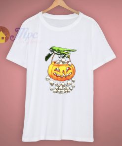 Skull Halloween Party Pumpkin T Shirt