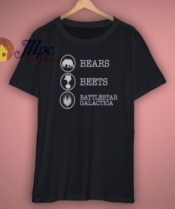 The Office Bears Beets Battlestar Gallactica T Shirt