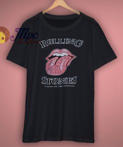 The Rolling Stones Tongue Logo T Shirt Black