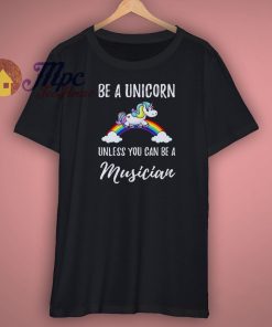 Unicorn musician shirt