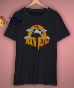 Unicorn of Death Metal Funny Music Shirt