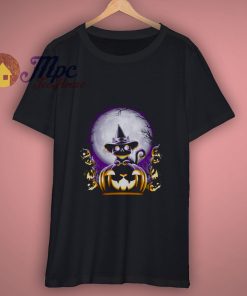 Witch Cat Night T Shirt