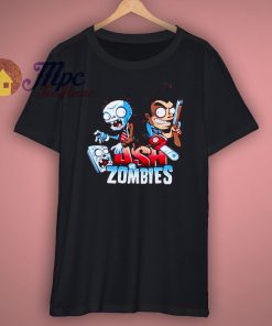 Zombies T Shirt Funny Groovy Halloween New