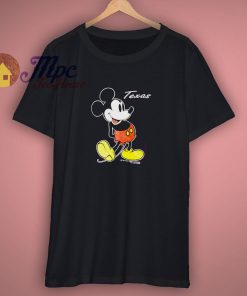 70s Texas Mickey Mouse Shirt