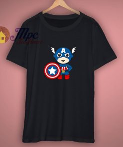 Captain America Handmade Custom Art Shirt