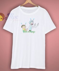 Cheap Rick and Morty Middle Finger Shirt