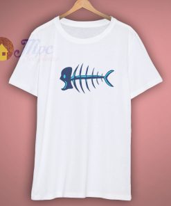 Cheap Skeleton Fishbone Shirt