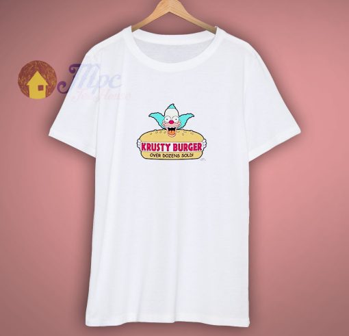 Cheap The Simpsons Krusty Burger Graphic Shirt